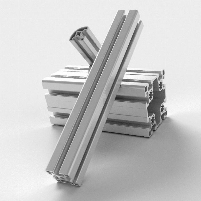 Barre carrée en aluminium 30x25 mm