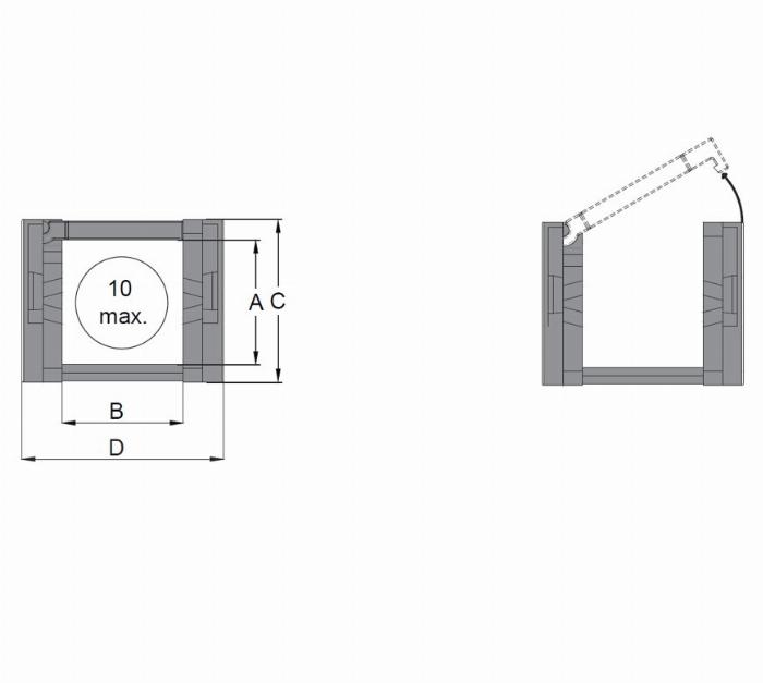 Catena portacavi CK15 larghezza 15mm, 1 sacchetto (40 maglie - lunghezza 1 m)