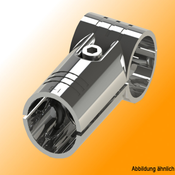 Connector HJ-1-SI  voor ronde buis 28mm